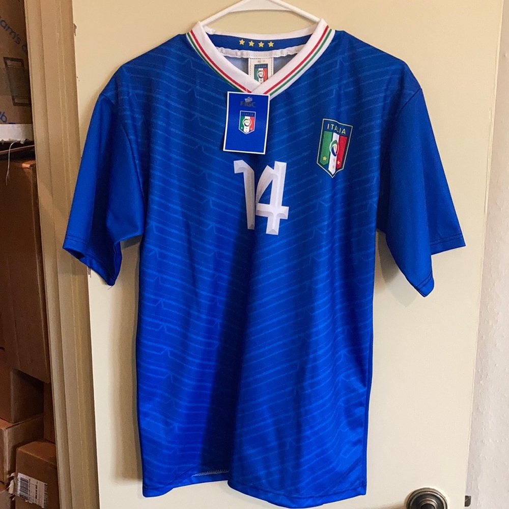 NWT Italia National Team Stephen El Shaarawy #14 Soccer Jersey
